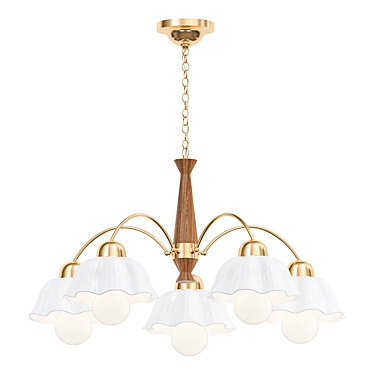 Scandinavian Chandelier Collection 3D model image 1 