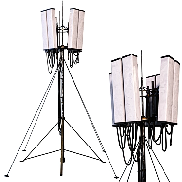 Versatile Communication Tower 3D model image 1 