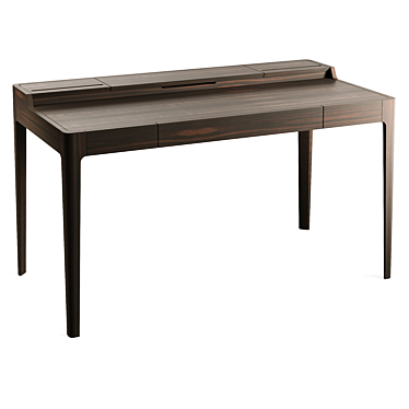 Mossdesign NOVA Wood Desk Furniture 3D model image 1 