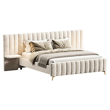 Modern Furnico Charmant Bed 3D model image 1 