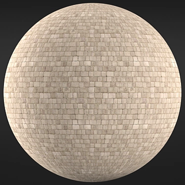 Urban Tile Material 4K 3D model image 1 