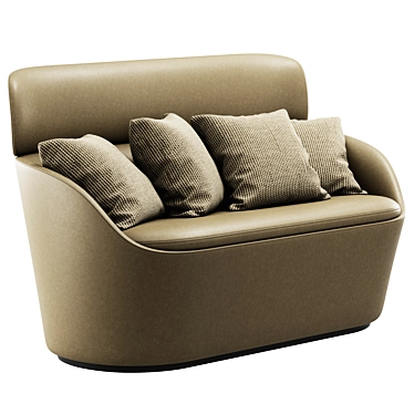 Modern Radar Sofa Collection 3D model image 1 