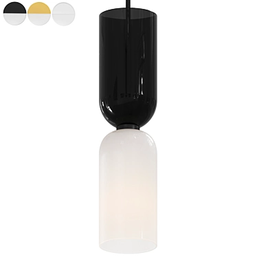 Adjustable Memory Pendant Light 3D model image 1 