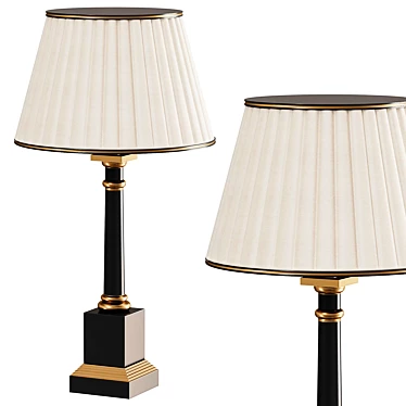 Elegant Elstead Peronne Table Lamp 3D model image 1 