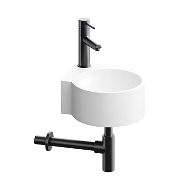 Regal White Micro Corner Basin