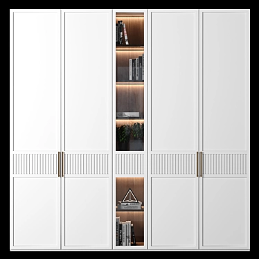 Versatile Wardrobe with High-Quality Design 3D model image 1 