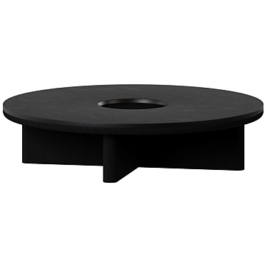 Sculptural Elegance Coffee Table 3D model image 1 