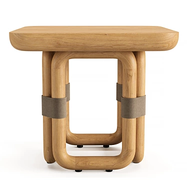 RH MARO TEAK SIDE TABLE