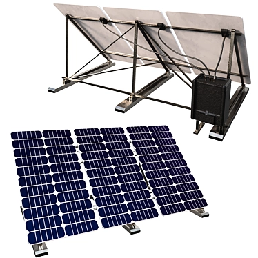 High-Quality Solar Panel Model 3D model image 1 