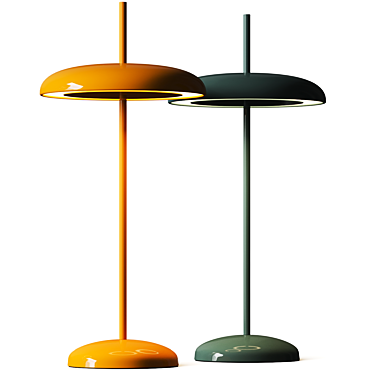 Adjustable Modern Table Lamp 3D model image 1 