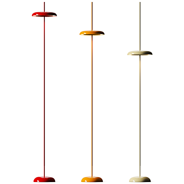 Nexia Rotating Floor Lamp 3D model image 1 