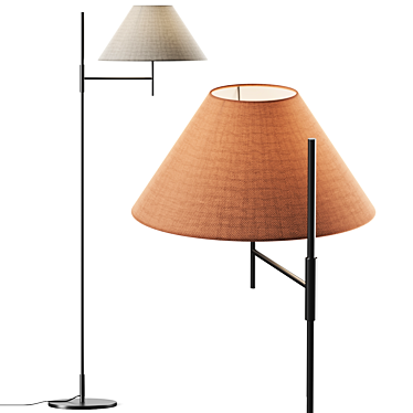 Modern Adjustable Floor Lamp, 3D-ready 3D model image 1 