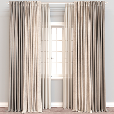 912 Curtain 3D Model 3D model image 1 