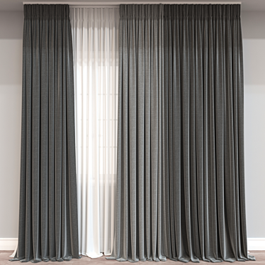 Window Curtain 915 - 3D Model 3D model image 1 