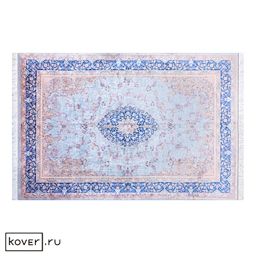 Elegant "MASTERPIECE QUM" Persian Rug 3D model image 1 