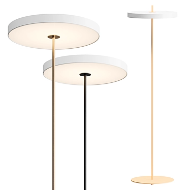 Elegant Modern Floor Lamp 3D model image 1 