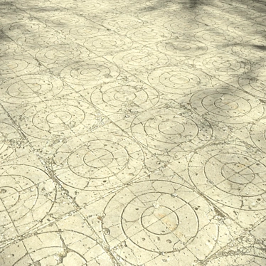 Old broken street tiles 4K