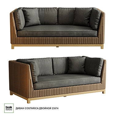 Costa Rica Double Sofa 3D model image 1 