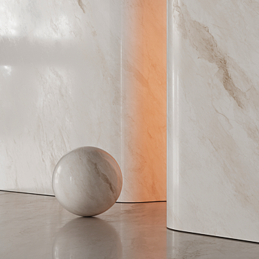 Luxury Marble Texture Set - 8K 3D model image 1 