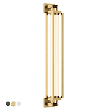 Nautical LED Linear Sconce 3D model image 1 