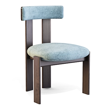 Pi Chair: Minimalist Comfort Icon 3D model image 1 