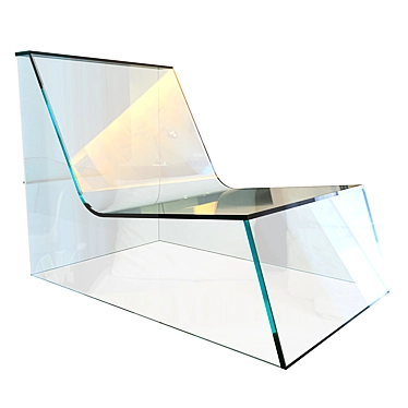 Glass chair Art object