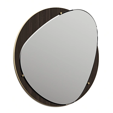 Modern Stylish Wall Mirror - 3D 3D model image 1 