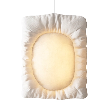 Zenith Fabric Pendant Lamp 3D model image 1 