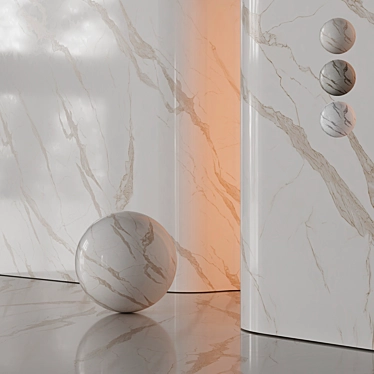 8K Marble Texture Set 05 3D model image 1 