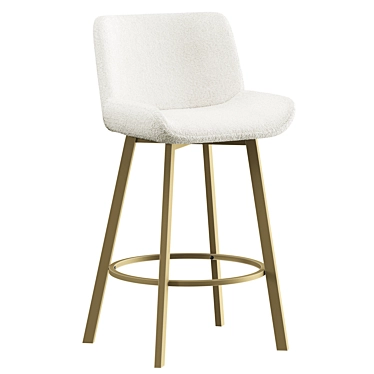 Swivel Bar Stool Jasmin 3D model image 1 