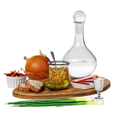 Russian Feast Essentials Kit 3D model image 1 