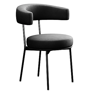 Elegant Bonaldo Neuilly Chair 3D model image 1 