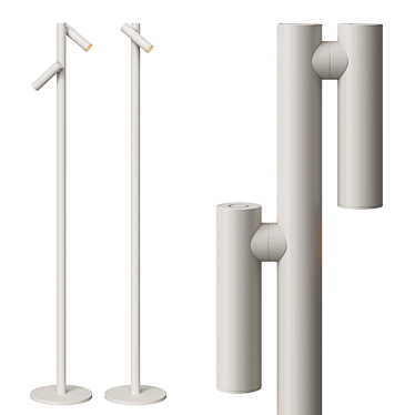 Sleek Antrim Floor Lamp 3D model image 1 