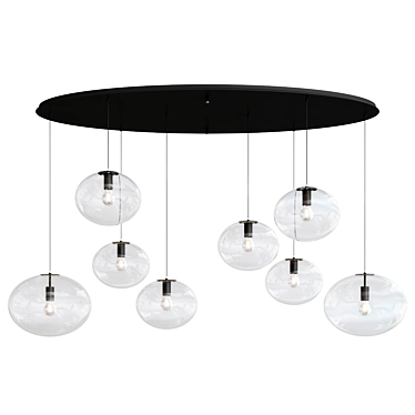 GALAXY Blown glass pendant lamp By Fan Europe Lighting