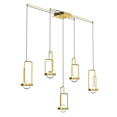 ImperiumLoft Dighton CH Pendant Chandelier 3D model image 1 