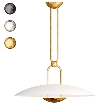 Sculpted Cara Pendant Light 3D model image 1 