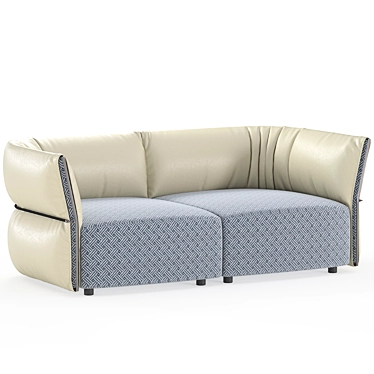 Cierre Belt Sofa Set 3D model image 1 