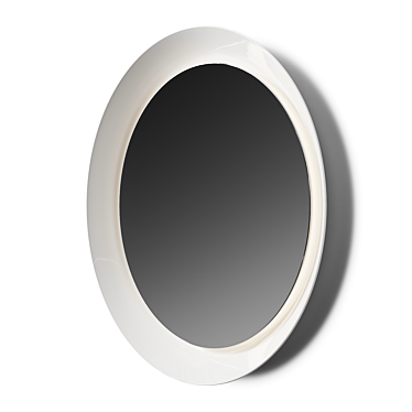 Modern Round Wall-mounted Mirror by Duravit 3D model image 1 