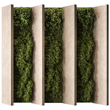 Compact Vertical Garden Set 120 3D model image 1 