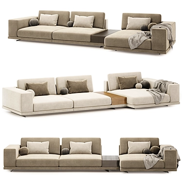 Soho Sofa Set in Boca 3D model image 1 