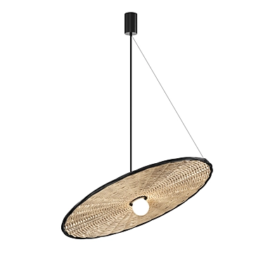 Costas Rattan Pendant Light Diagonal