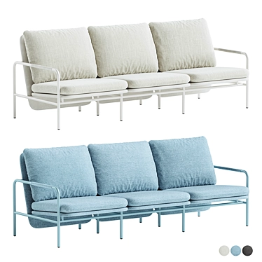 Modern Outdoor Sofa Model Corona 3D model image 1 