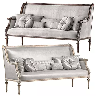 Elegant Chairish Sofa Art 6958 3D model image 1 