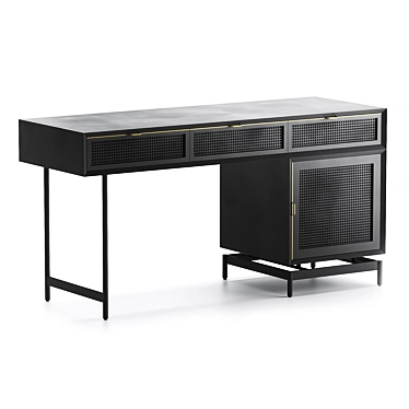 Elegant Louisiana Desk with Modern Design 3D model image 1 