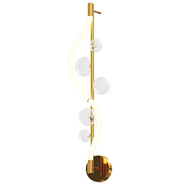 Elegant Oasis Sconce Light 3D model image 1 