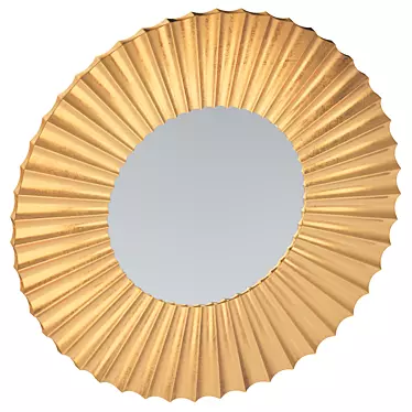 Gardner Wall Mirror in Gold 3D model image 1 