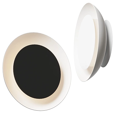 Eclipse Circular Ceiling/Wall Light 3D model image 1 