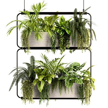 High-Quality Hanging Indoor Plant Model 3D model image 1 