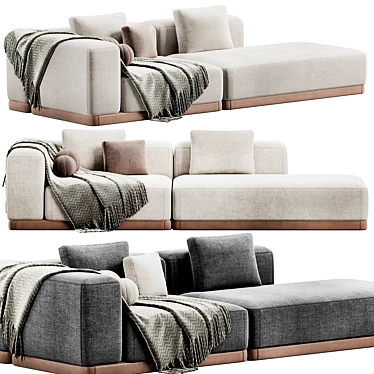 Modern BASE Sofa 2015 Model 3D model image 1 