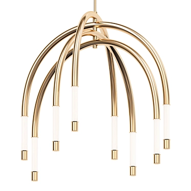 Modern Minimalist Zeme Pendant Light 3D model image 1 